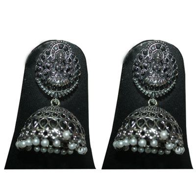 "1grm Fancy Ear tops (Jhumkas) - MGR -1317 - Click here to View more details about this Product